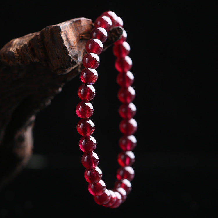 Armband aus rotem Granatstein - Entfache Deine Liebe neu - Bracelet - TaoTempel