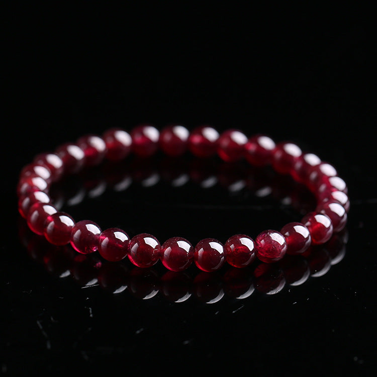 Armband aus rotem Granatstein - Entfache Deine Liebe neu - Bracelet - TaoTempel