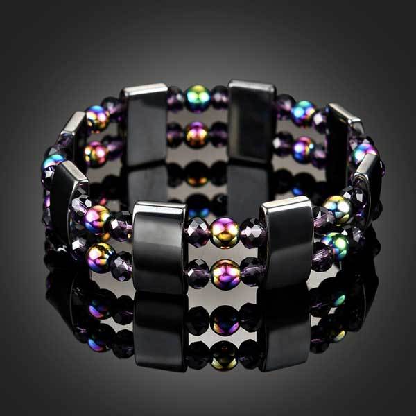 Wellness Armband mit Regenbogen Hämatit - Bracelet - TaoTempel