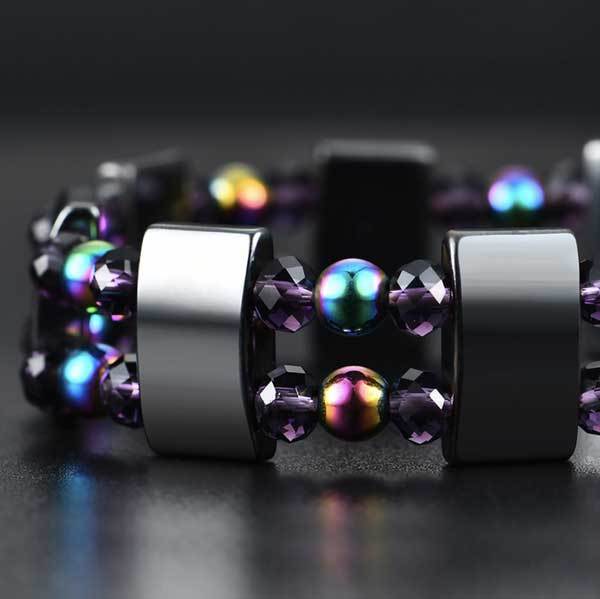 Wellness Armband mit Regenbogen Hämatit - Bracelet - TaoTempel