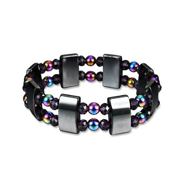 Wellness Armband mit Regenbogen Hämatit - Bracelet - TaoTempel