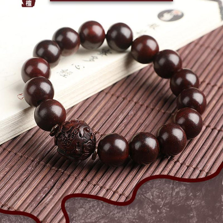 Sandelholz Armband - Buddhistische Meditationsperlen - Bracelet - TaoTempel