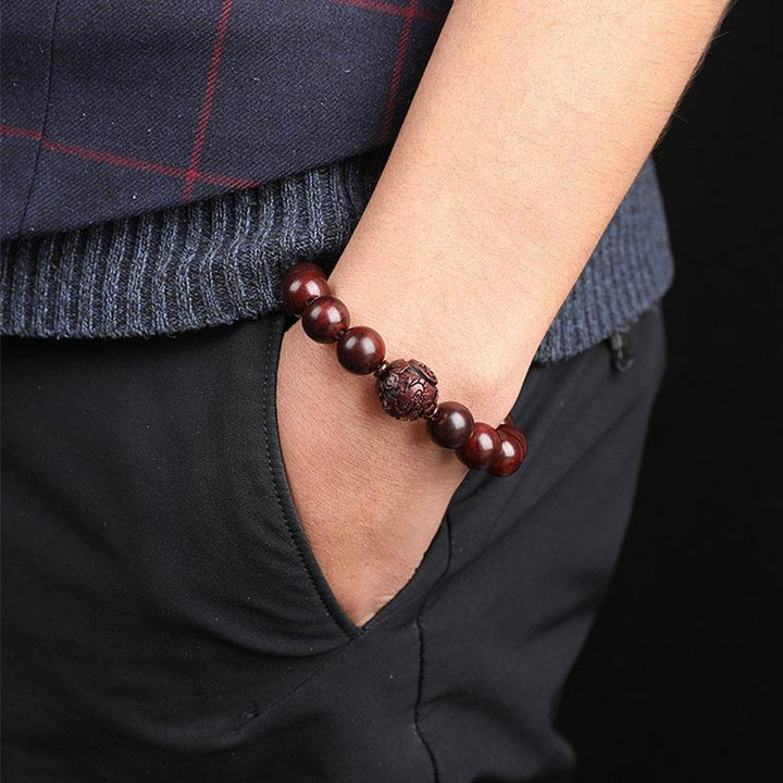 Sandelholz Armband - Buddhistische Meditationsperlen - Bracelet - TaoTempel