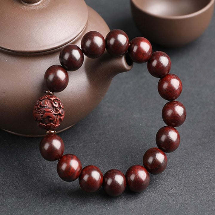 Sandelholz Armband - Buddhistische Meditationsperlen - Bracelet - TaoTempel