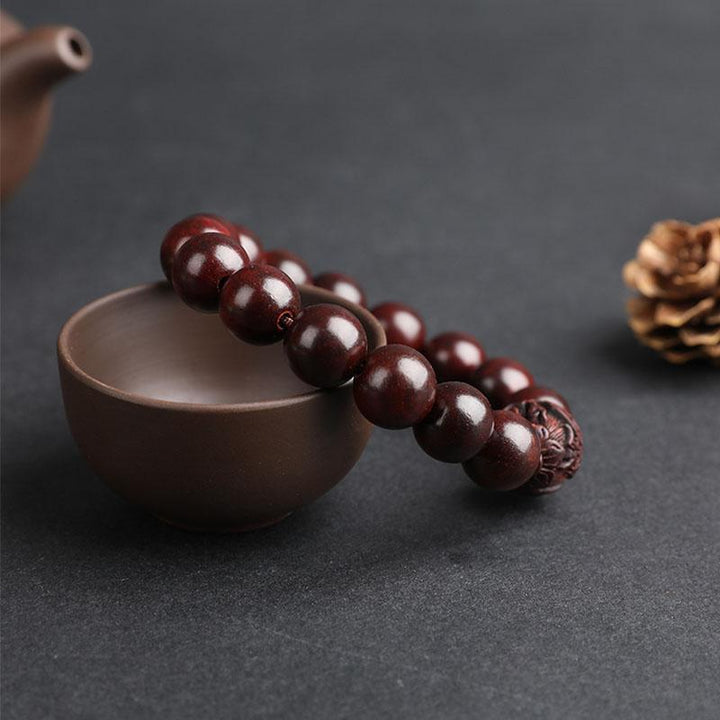 Sandelholz Armband - Buddhistische Meditationsperlen - Bracelet - TaoTempel