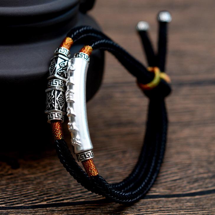 Tibetisches Mantra Doppelarmband Vintage - Bracelet - TaoTempel
