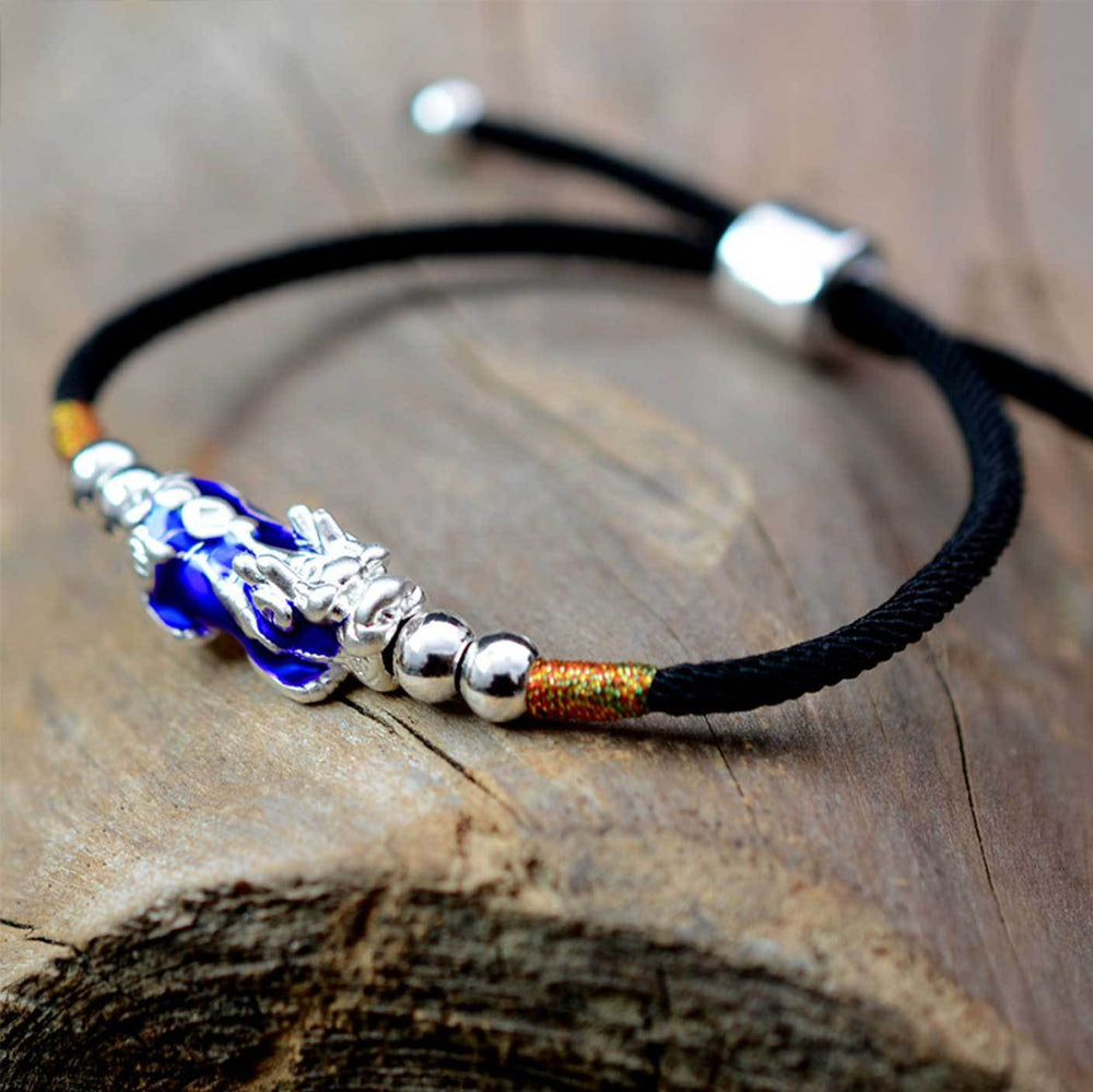 Farbveränderndes Pixiu Armband - Handgewebte Schnur - Bracelet - TaoTempel
