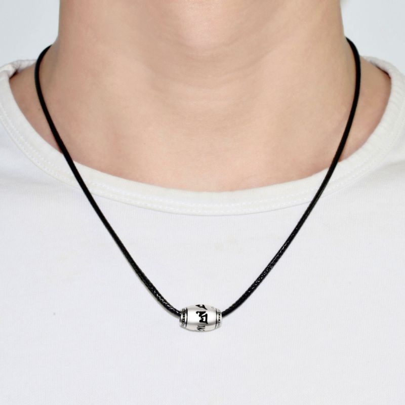 Tibetisch Buddhistische Halskette - Mantra für Glück - Necklace - TaoTempel