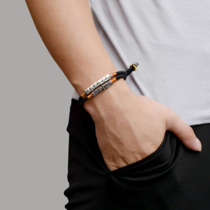 Tibetisches Mantra Doppelarmband Vintage - Bracelet - TaoTempel