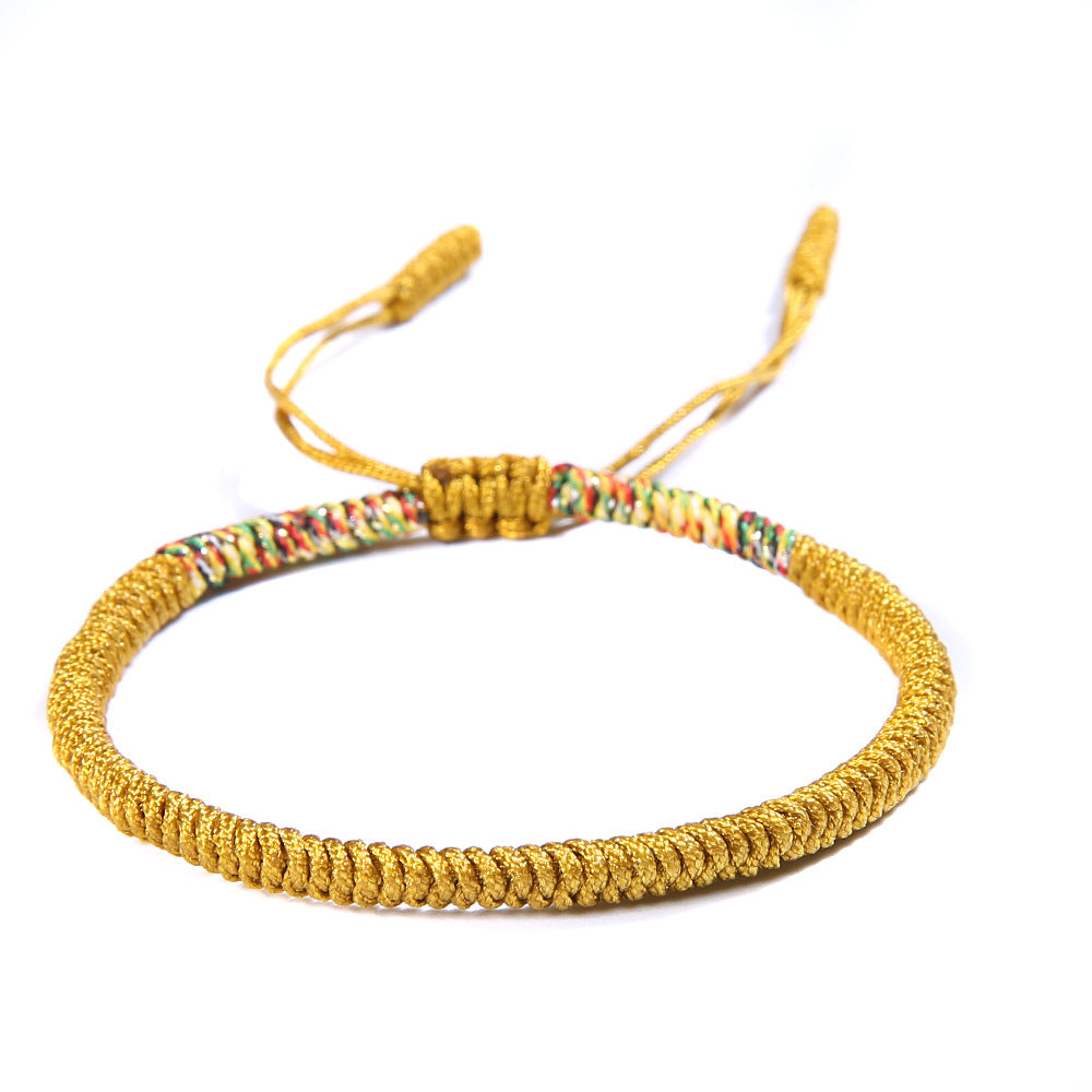 Handgefertigtes Tibetisches Knotenarmband - Für Weisheit - Bracelet - TaoTempel