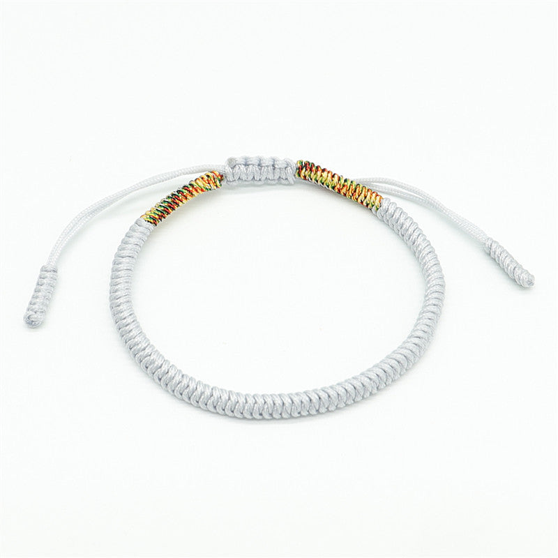 Handgefertigtes Tibetisches Knotenarmband - Für Weisheit - Bracelet - TaoTempel