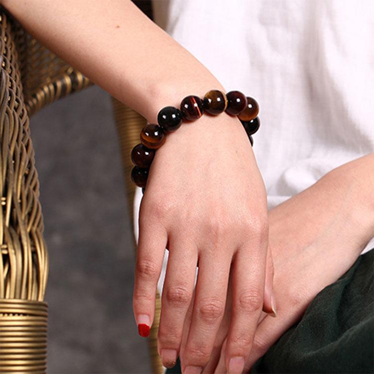 Klarheitarmband mit Tigerauge - Bracelet - TaoTempel