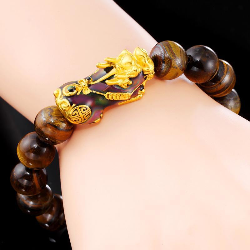 Tigerauge Pixiu Armband - Für Wohlstand - Bracelet - TaoTempel