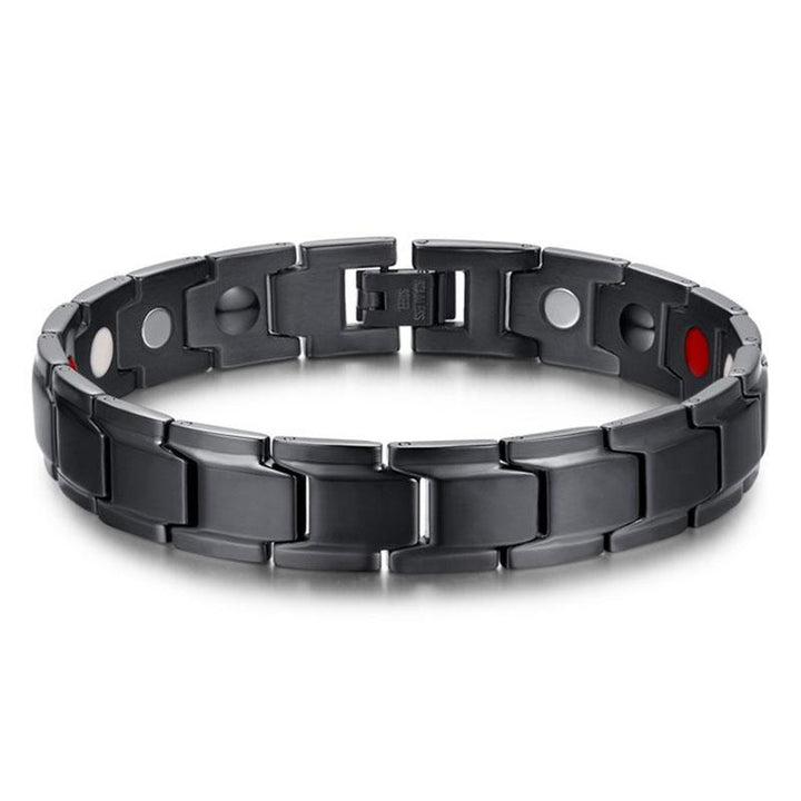 Magnet Therapie Armband - Schwarz, Silber, Gold - Bracelet - TaoTempel