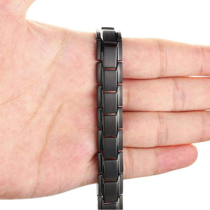 Magnet Therapie Armband - Schwarz, Silber, Gold - Bracelet - TaoTempel