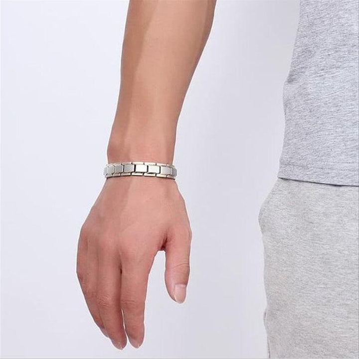 Magnet Therapie Armband - Schwarz, Silber, Gold - Bracelet - TaoTempel