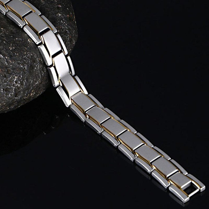 Magnet Therapie Armband - Schwarz, Silber, Gold - Bracelet - TaoTempel