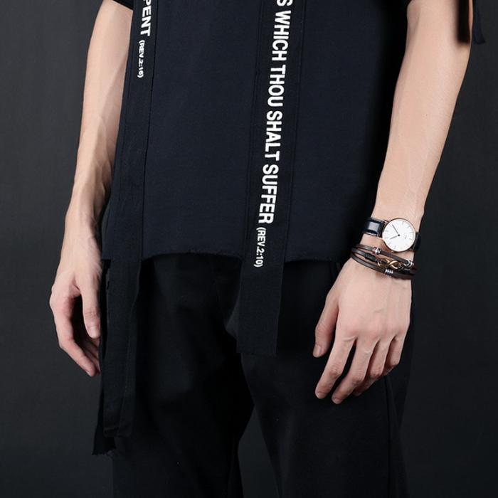 Unendlichkeitsarmband aus Leder - Unendliche Möglichkeiten - Bracelet - TaoTempel
