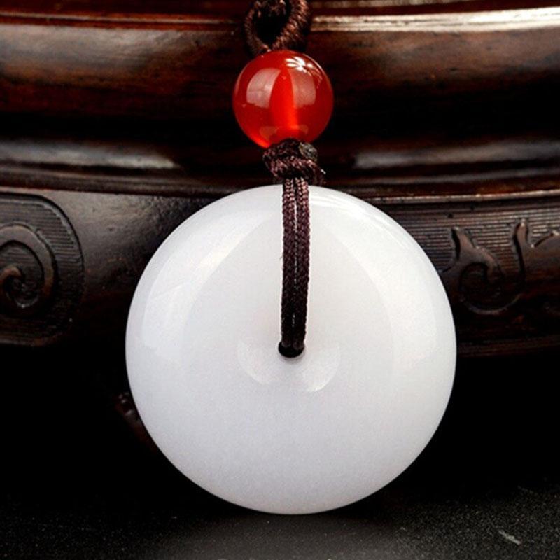 Weiße Jade Halskette - Für Reinheit & Gutes - Necklace - TaoTempel