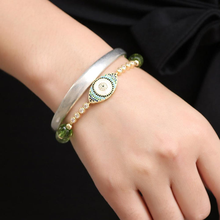 Peridot Armband Böser Blick - Schützend - Bracelet - TaoTempel