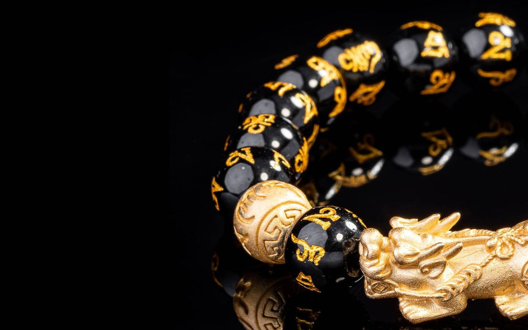 Wie man ein echtes Feng Shui Schwarzes Obsidian Armband erkennt TaoTempel