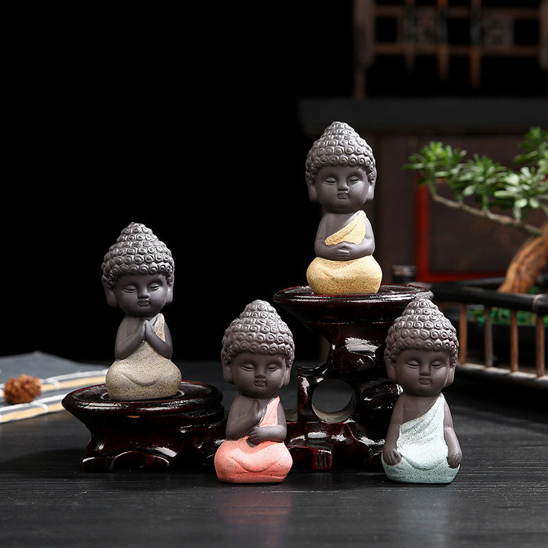 Mini Buddha Statuen der vier edlen Wahrheiten (4er Set) - Home Decor - TaoTempel