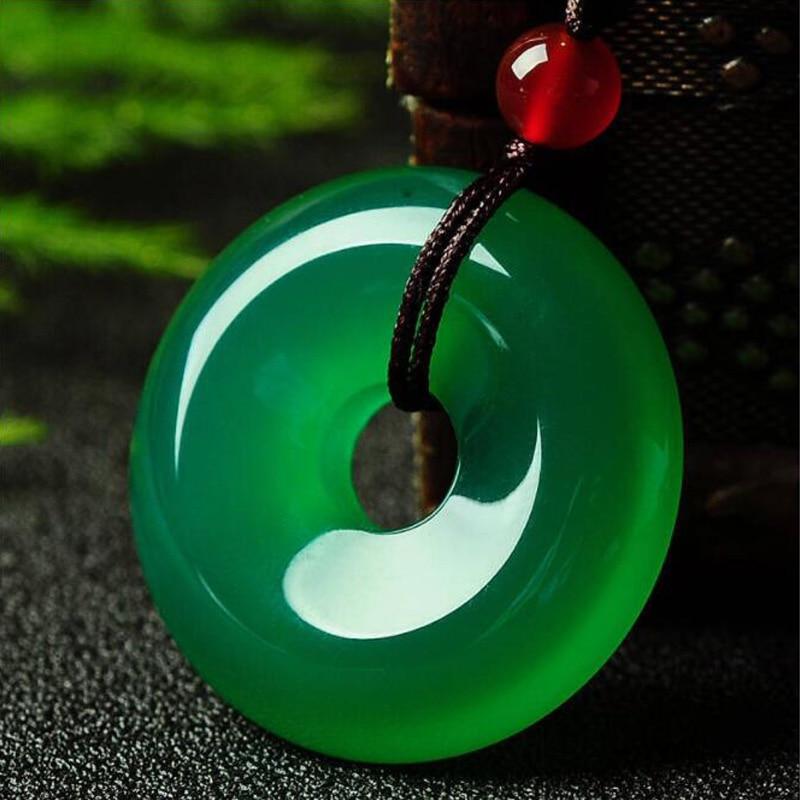 Grüne Jade Halskette - Für Positivität & Harmonie - Necklace - TaoTempel