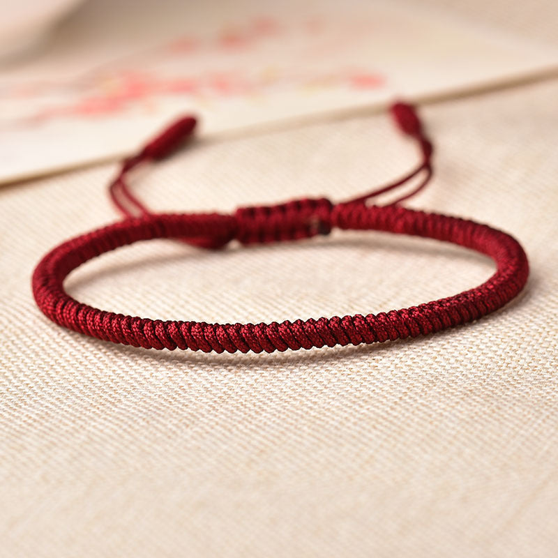 Tibetisches Buddhistisches Knoten Glücksarmband - Bracelet - TaoTempel