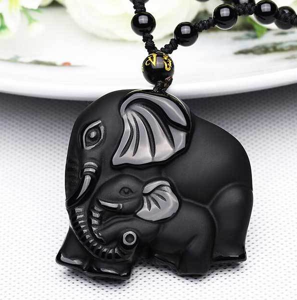 Mutter & Baby Elefant Halskette - Inspiriert familiäre Liebe - Necklace - TaoTempel