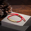 Rotes Tibet Armband Buddhistisch - kräftiger Glücksbringer - Bracelet - TaoTempel